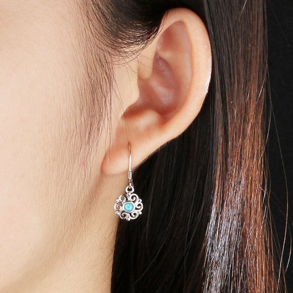 Brand New 925 Sterling Silver Earring E004 - Picture 4 of 5